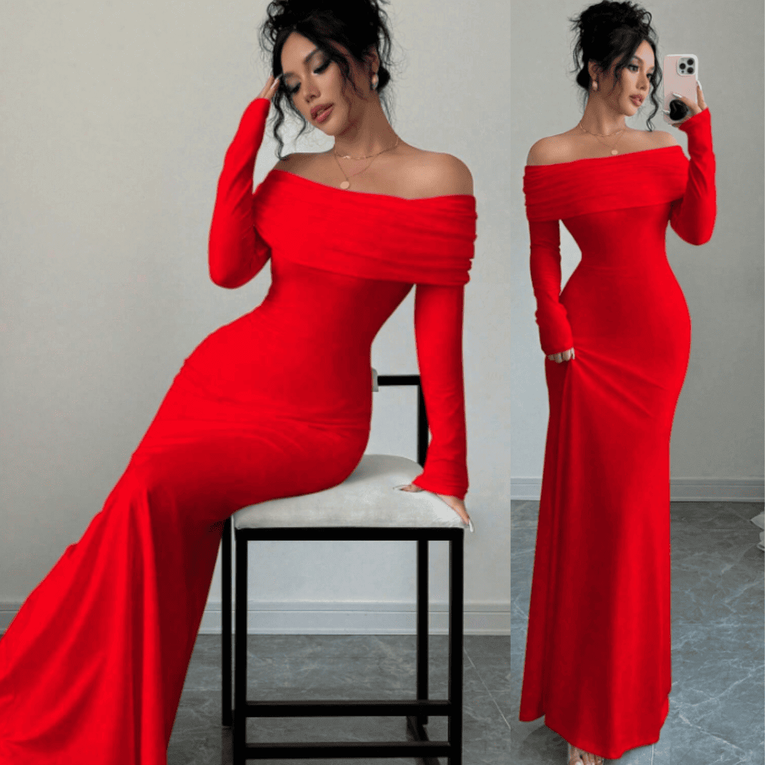 Robe Longue Élégante – Style Moderne &amp; Féminin