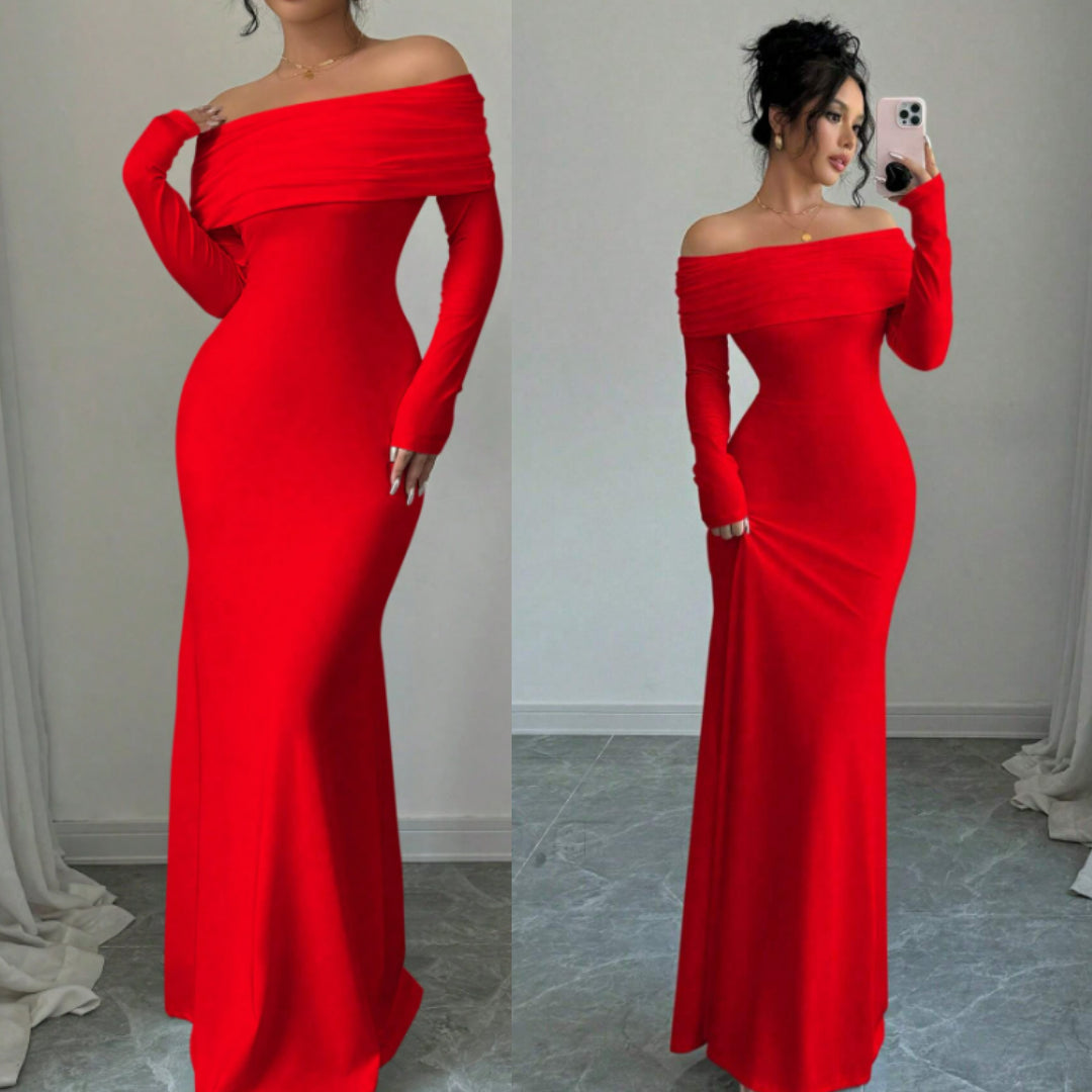 Robe Longue Élégante – Style Moderne &amp; Féminin