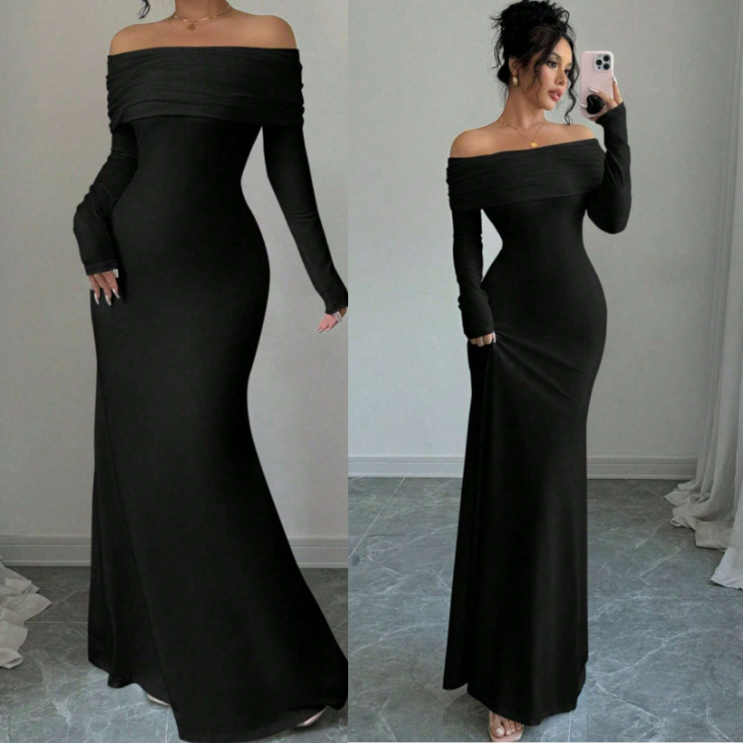 Robe Longue Élégante – Style Moderne &amp; Féminin